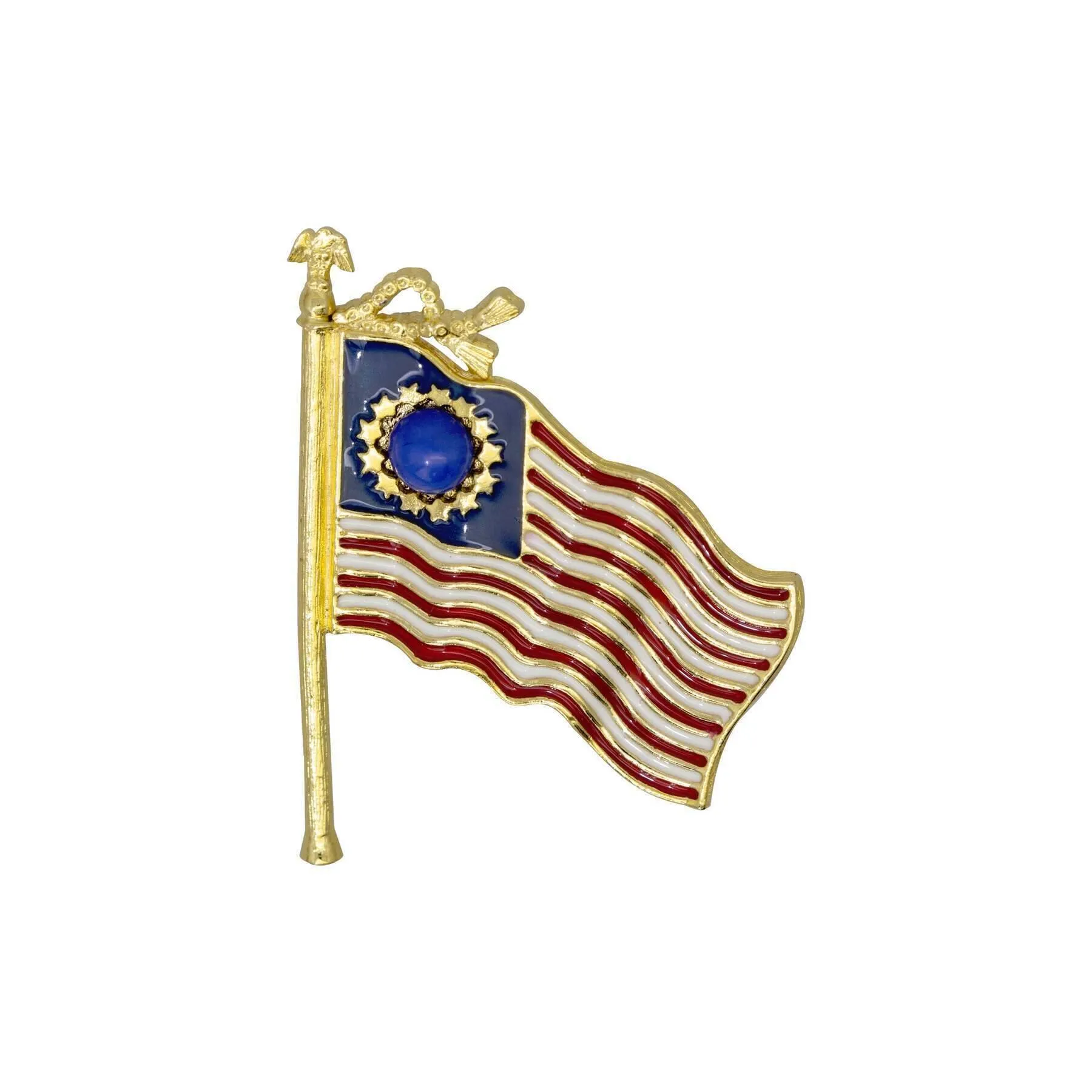 1928 Jewelry 13-Star American Flag Patriotic Pin