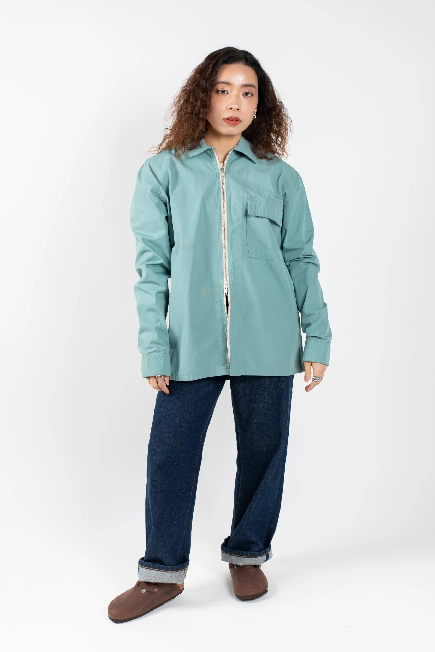 6002 Lightweight Zip-Front Jacket | Eucalyptus