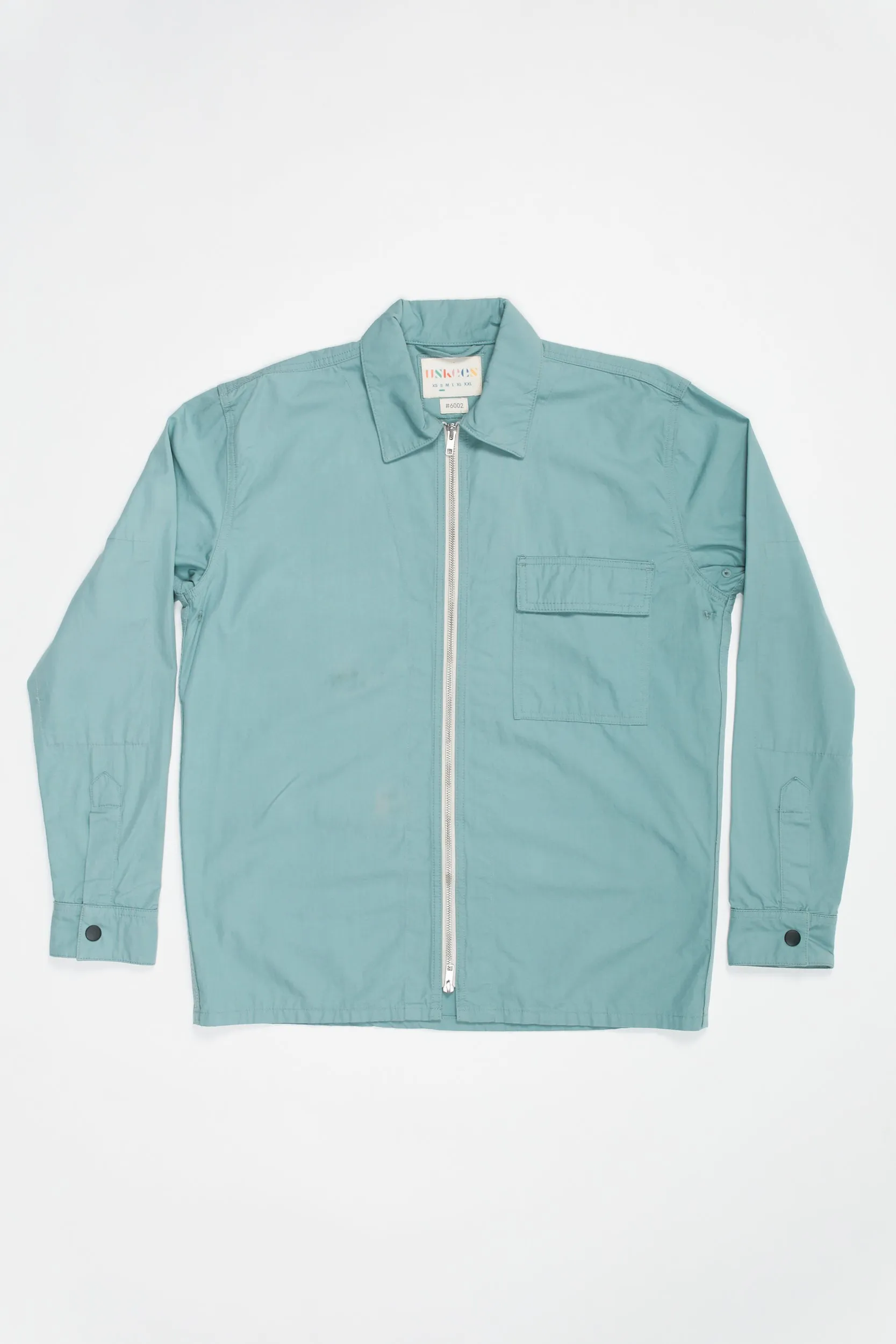 6002 Lightweight Zip-Front Jacket | Eucalyptus