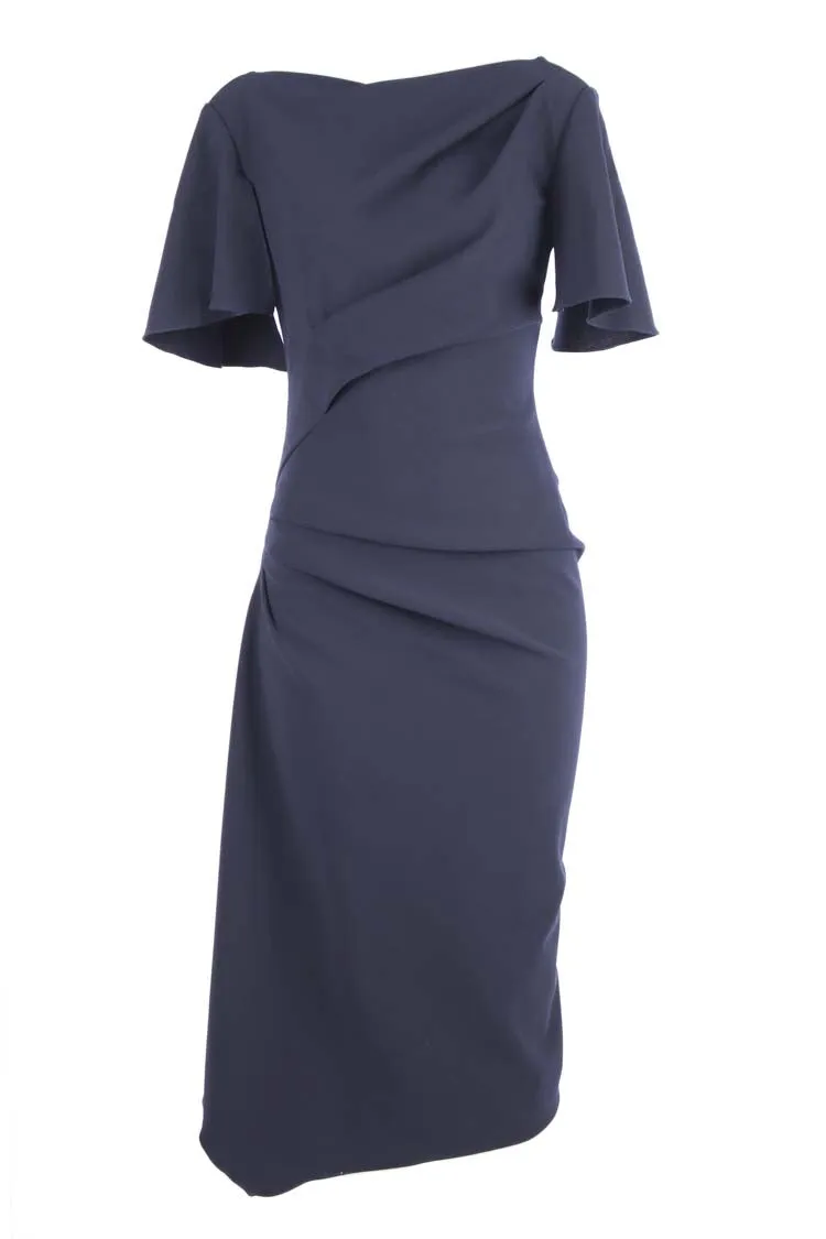 Ask Lula Dress in Navy