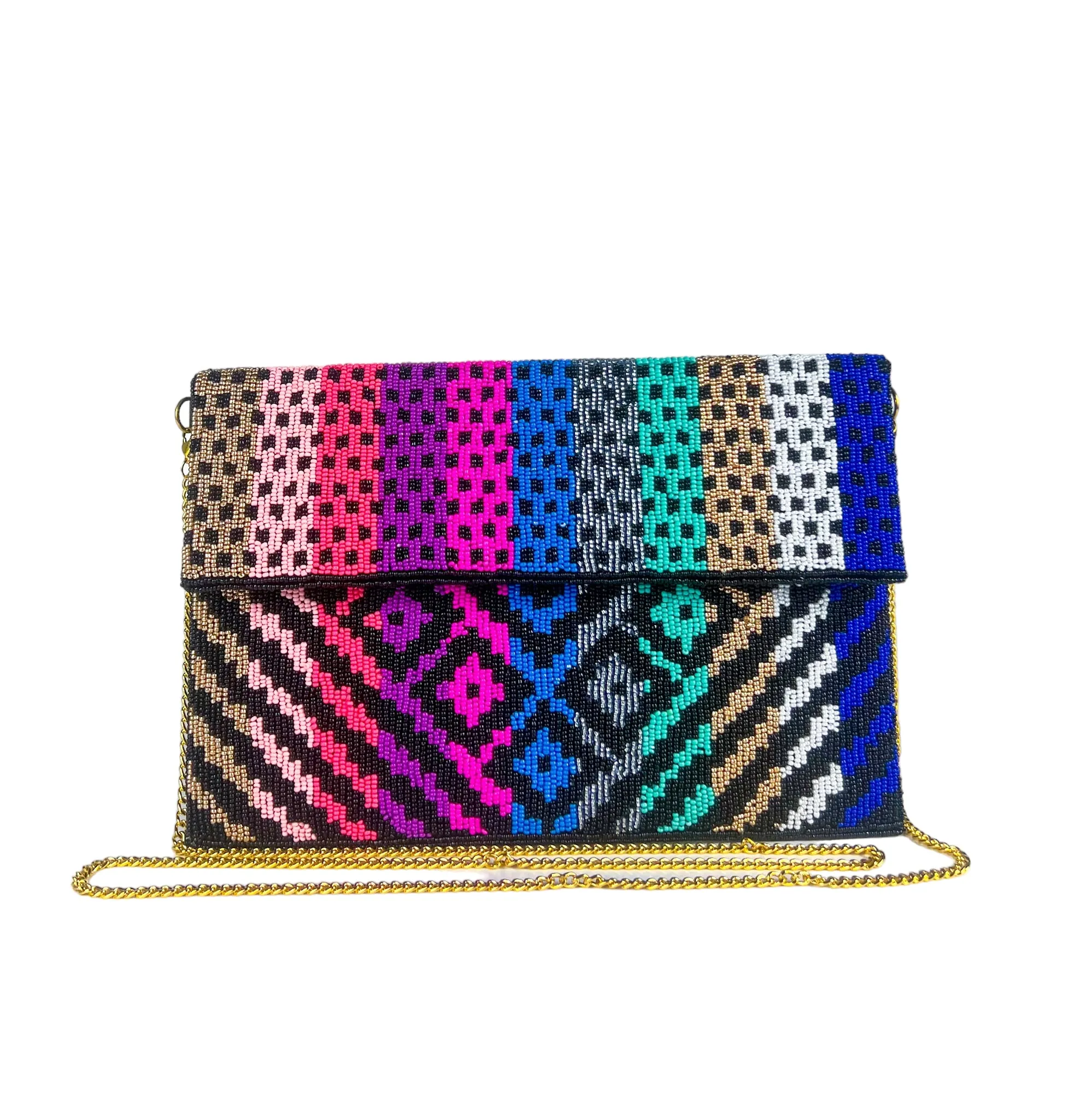 Beaded Clutch - Marshmallow