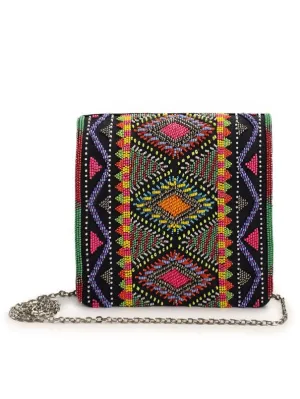 Beaded Hawaii Clutch Bag