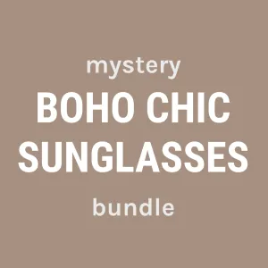 Boho Chic Sunglasses 3-Piece Mystery Bundle