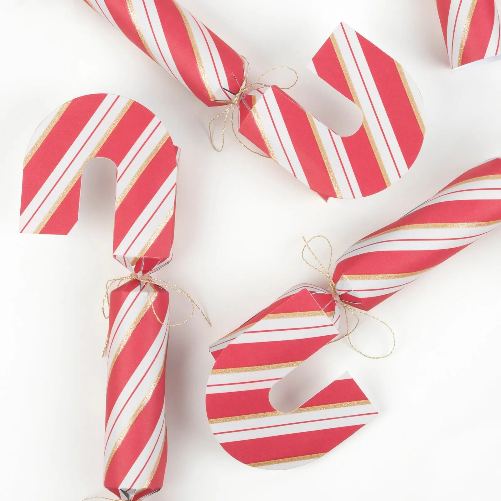 Candy Cane Shape Crackers