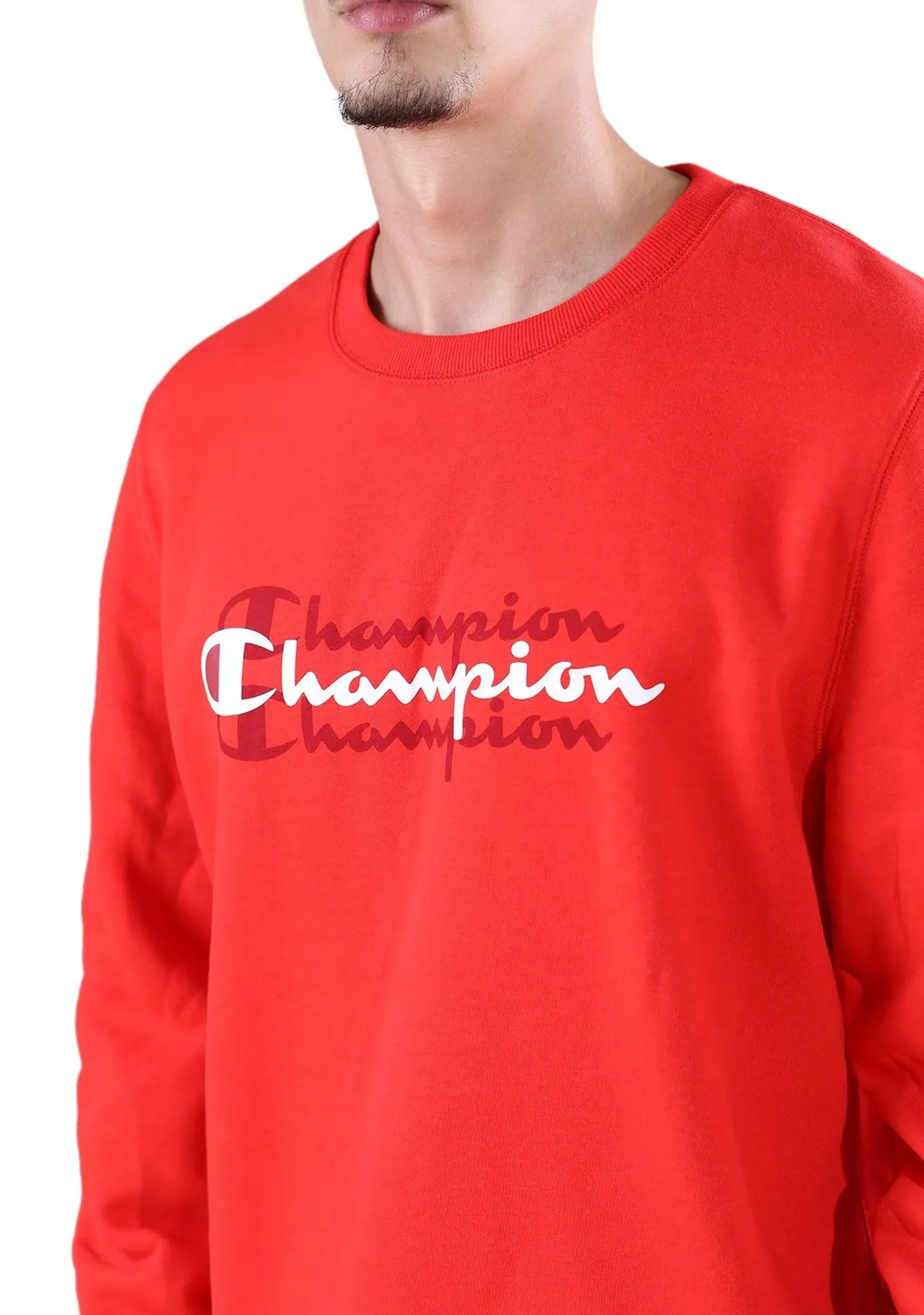 Champion Mens Sporty Graphic Crew <br> AXWTN