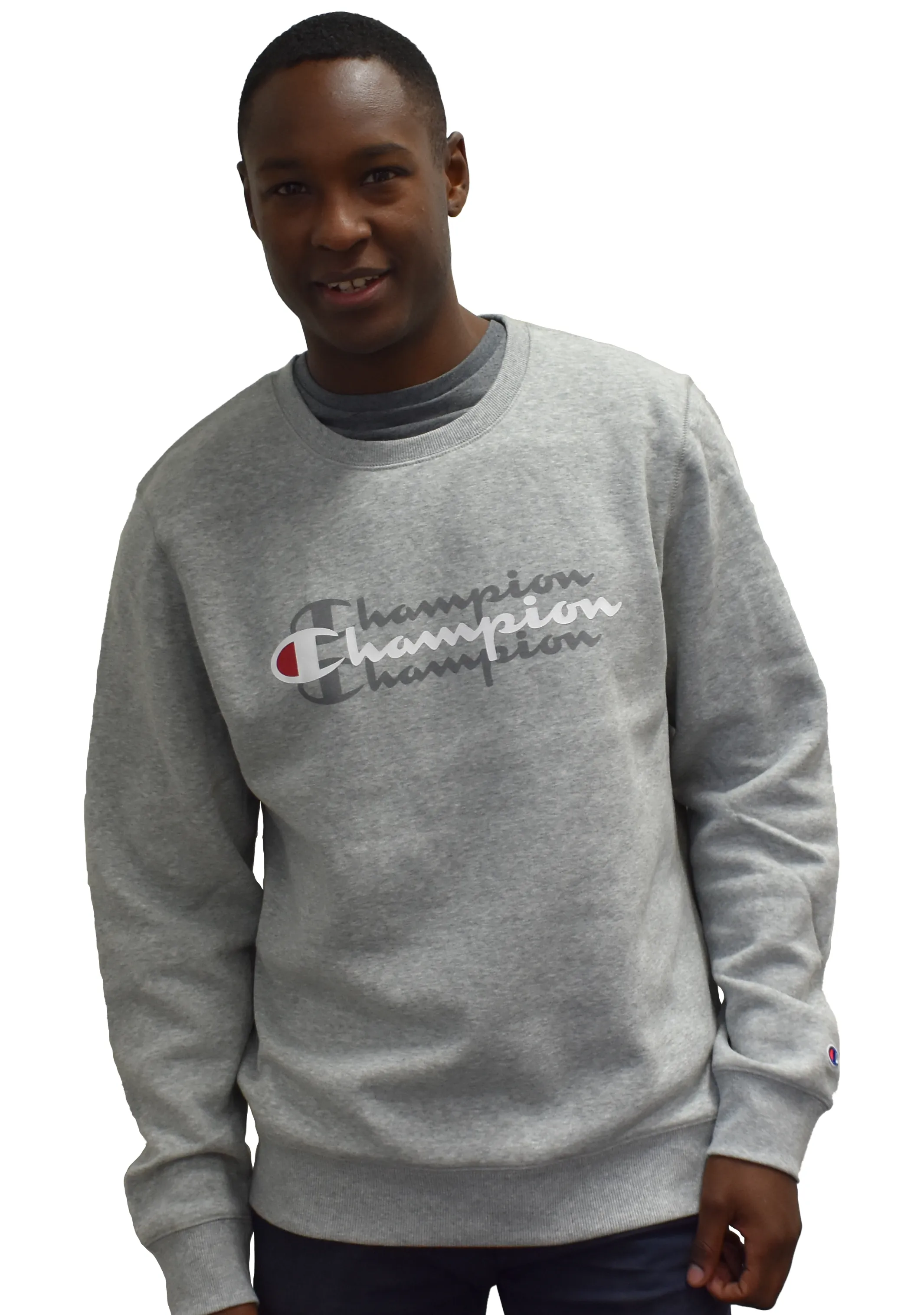 Champion Mens Sporty Graphic Crew <br> AXWTN