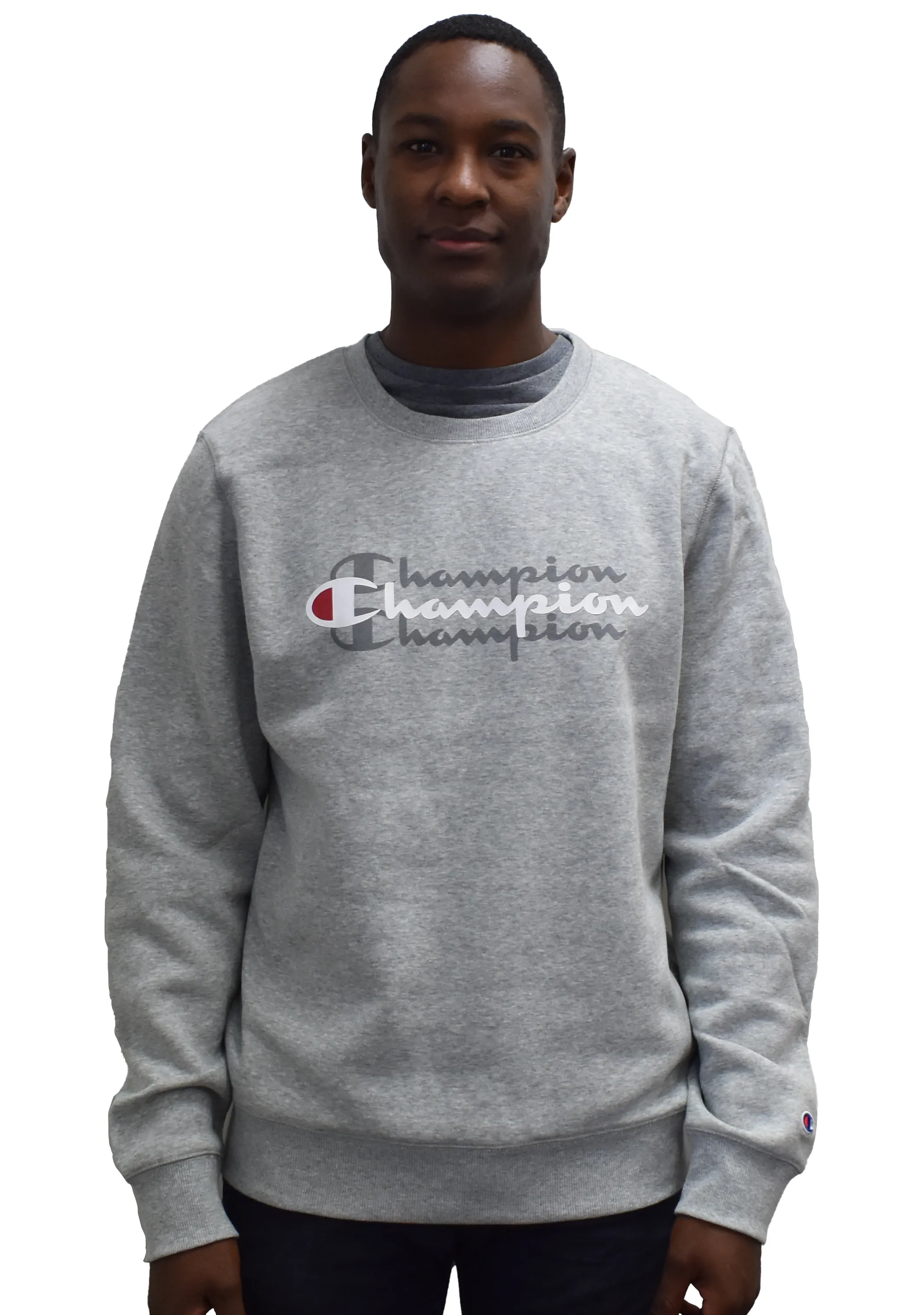 Champion Mens Sporty Graphic Crew <br> AXWTN