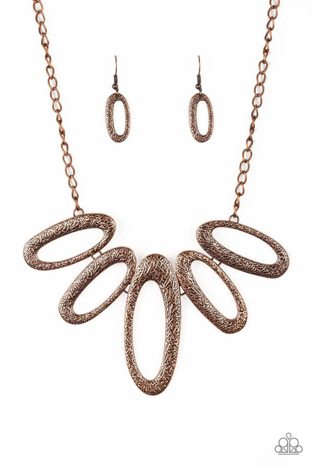 Easy Tigress Copper Necklace - Paparazzi Accessories