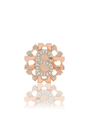 Eraya Brooch - Rose Gold