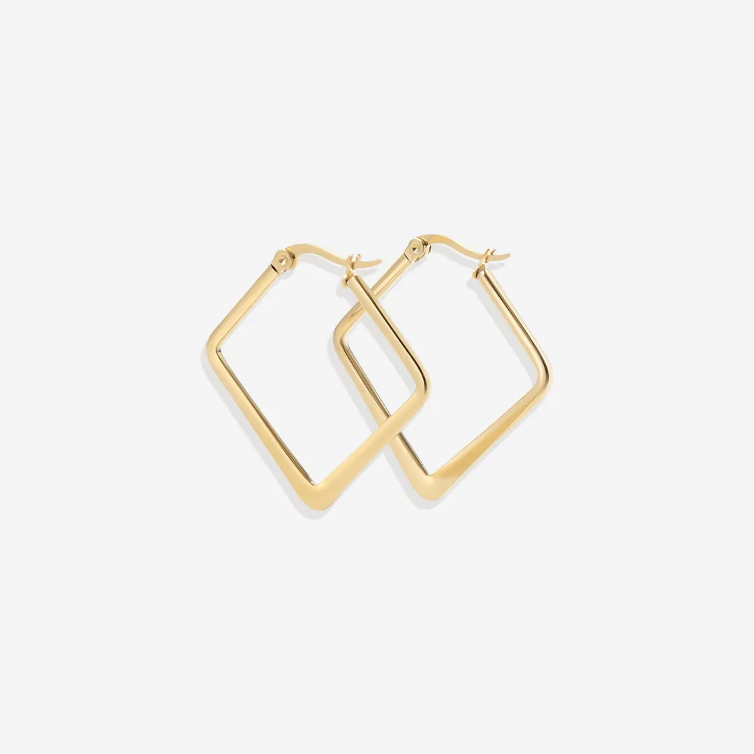 Geometric Girl Boss Earrings