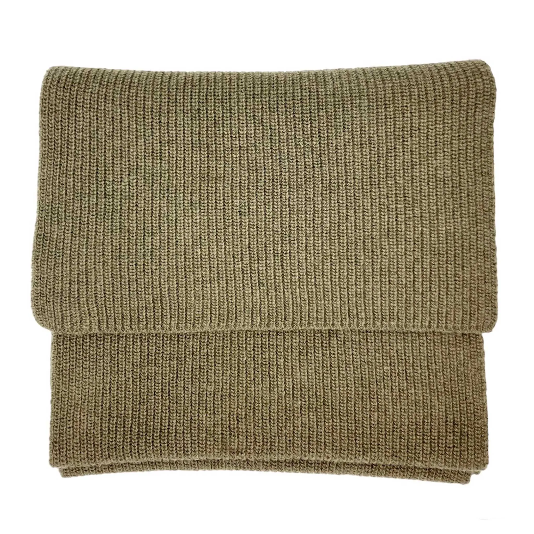 Green Cashmere Blend Scarf