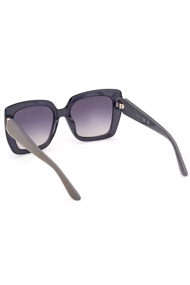 Guess Jeans Gray Pantografato Womens Sunglasses