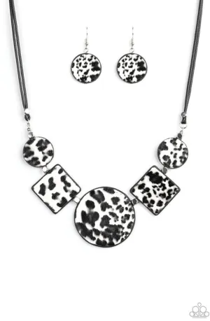 Here Kitty Kitty white necklace  - Paparazzi Accessories