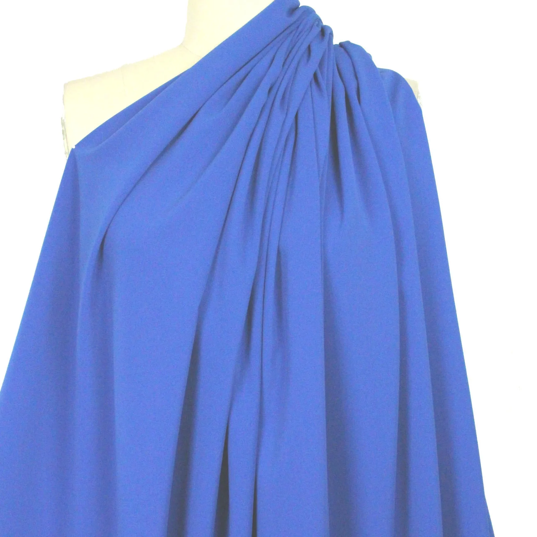 hi-tech stretch crepe 'matte hybrid' - cobalt