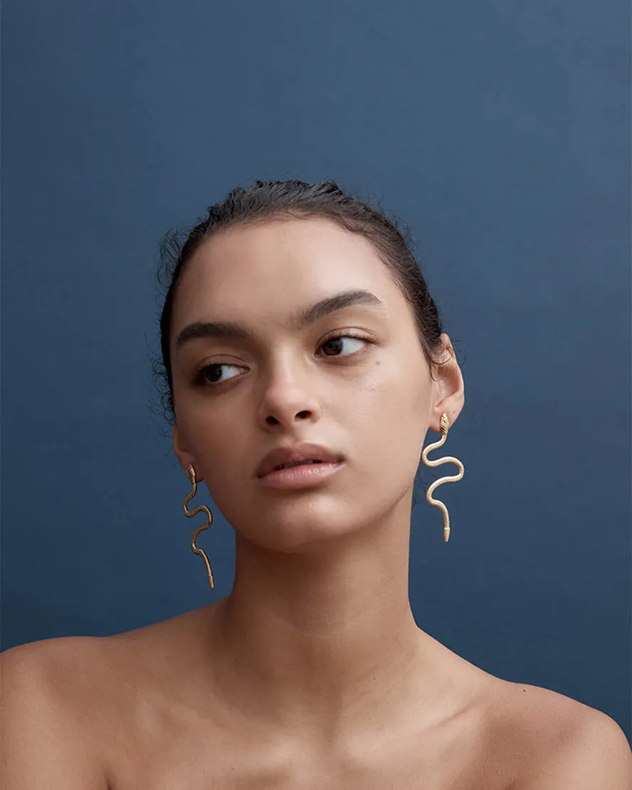 Hudson Earrings in Gold