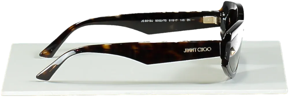 Jimmy Choo Tortoise Shell Cat Eye Sunglasses One Size