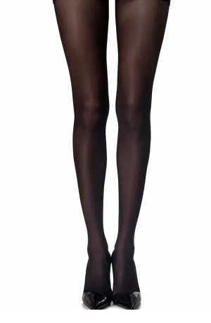 Ladies Elegant Plain Sheer Black 120 Denier Tights