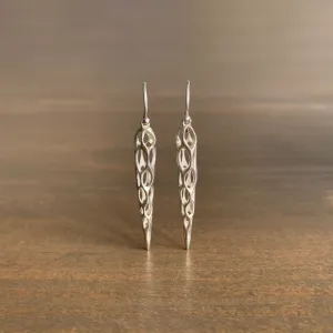 Medium Silver Cholla Earrings