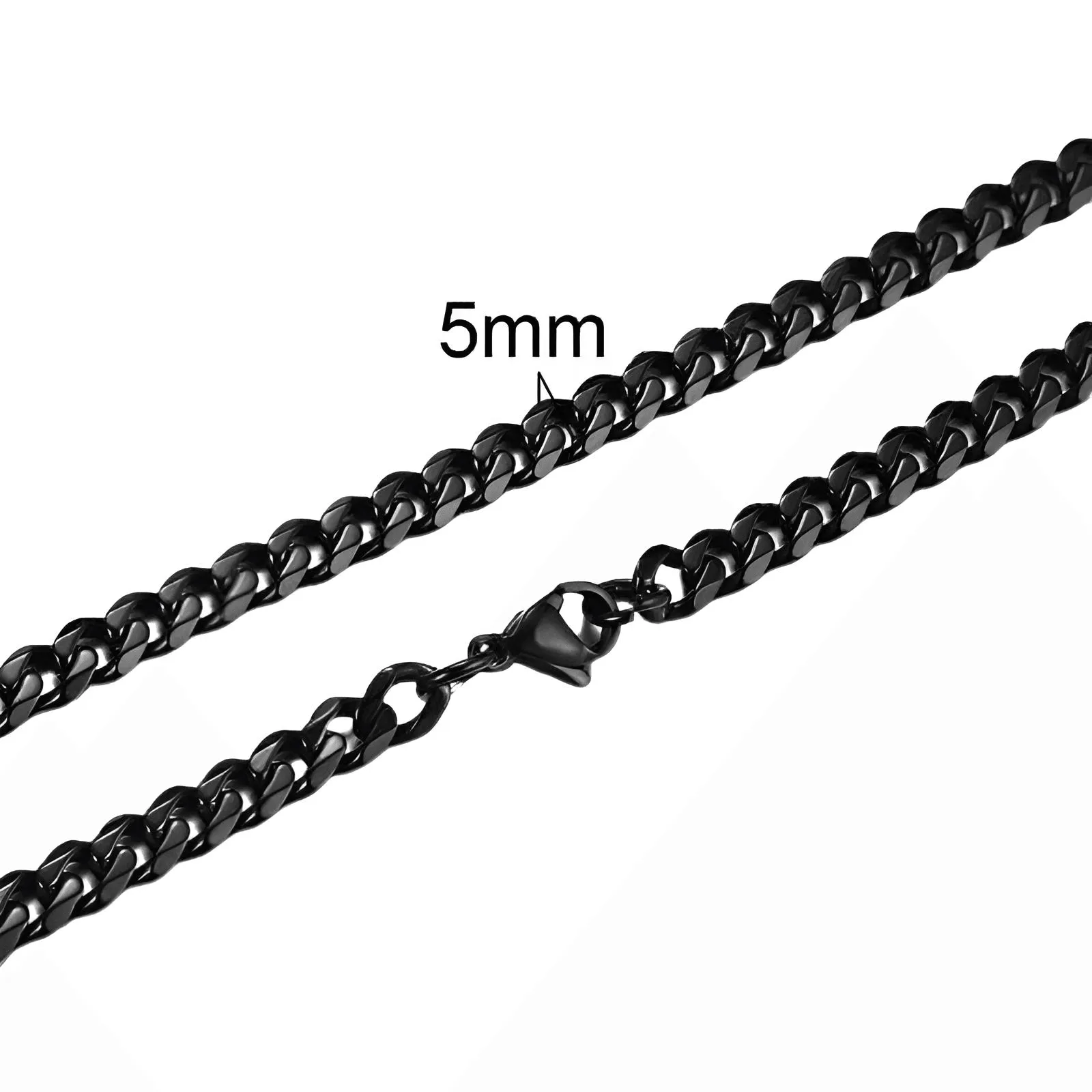 Men's Cuban Link Necklaces - 3 To 7 MM