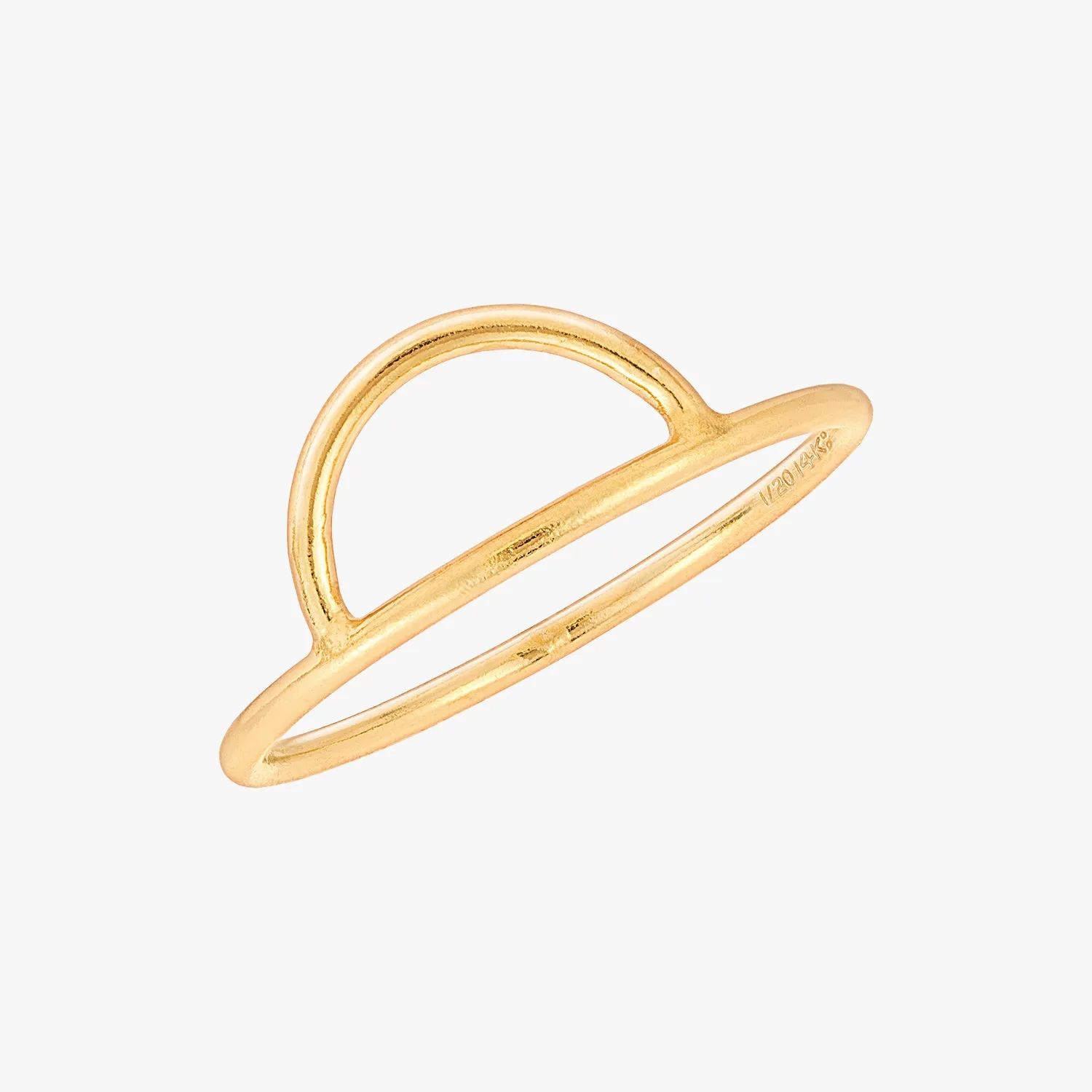 Minimal Arc Ring Gold