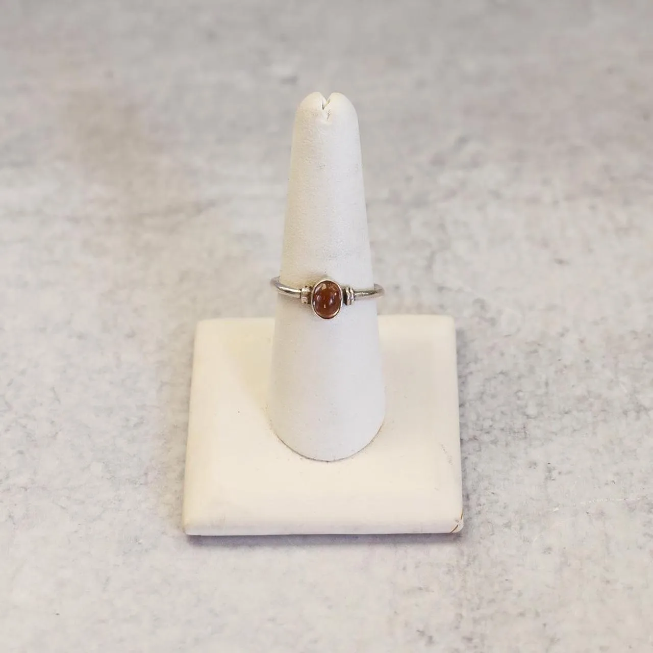 Minimal Moonstone Ring