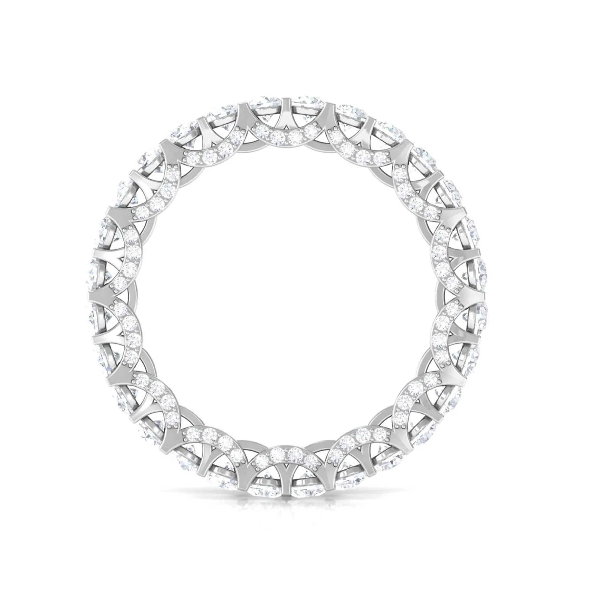 Minimal Round Diamond Eternity Ring