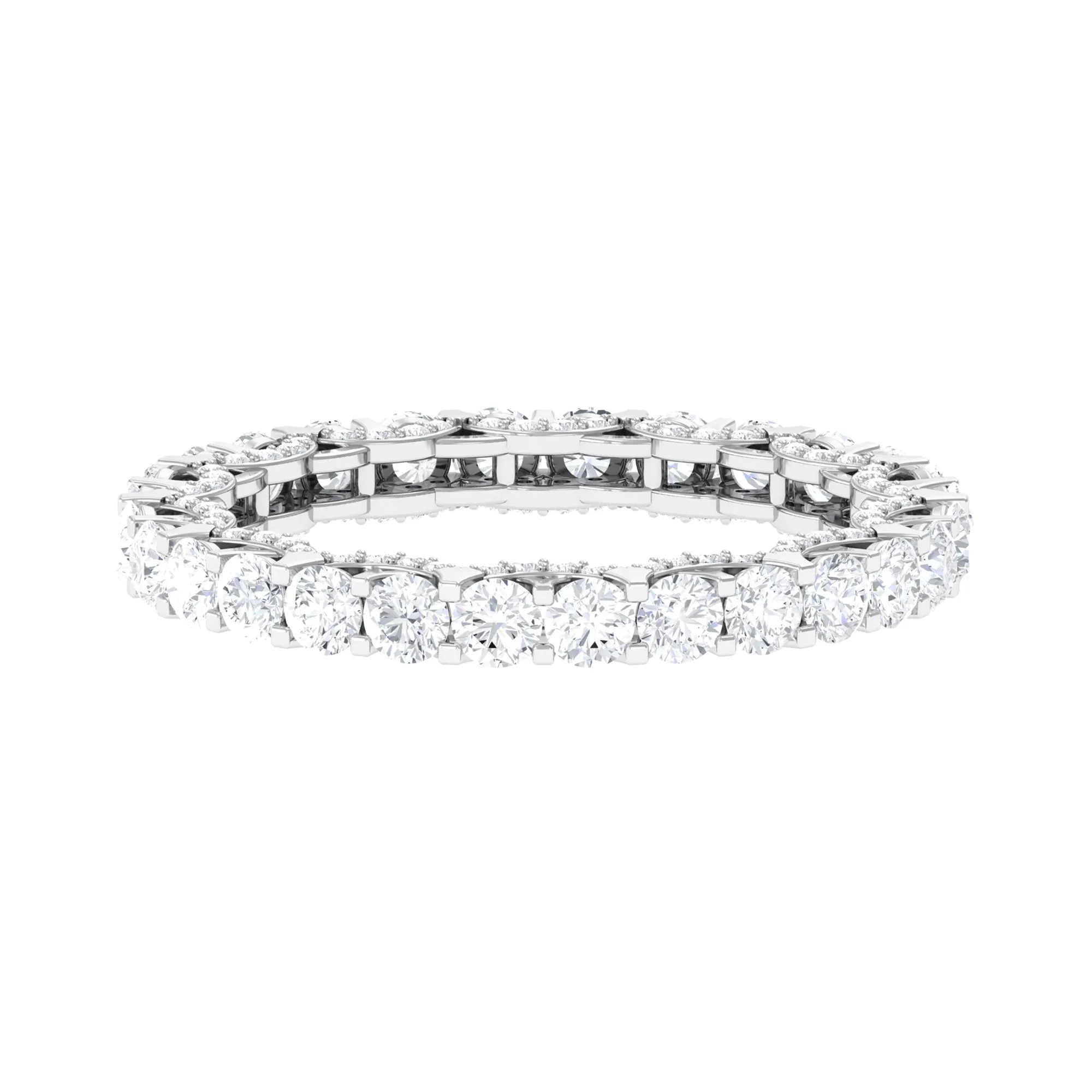 Minimal Round Diamond Eternity Ring