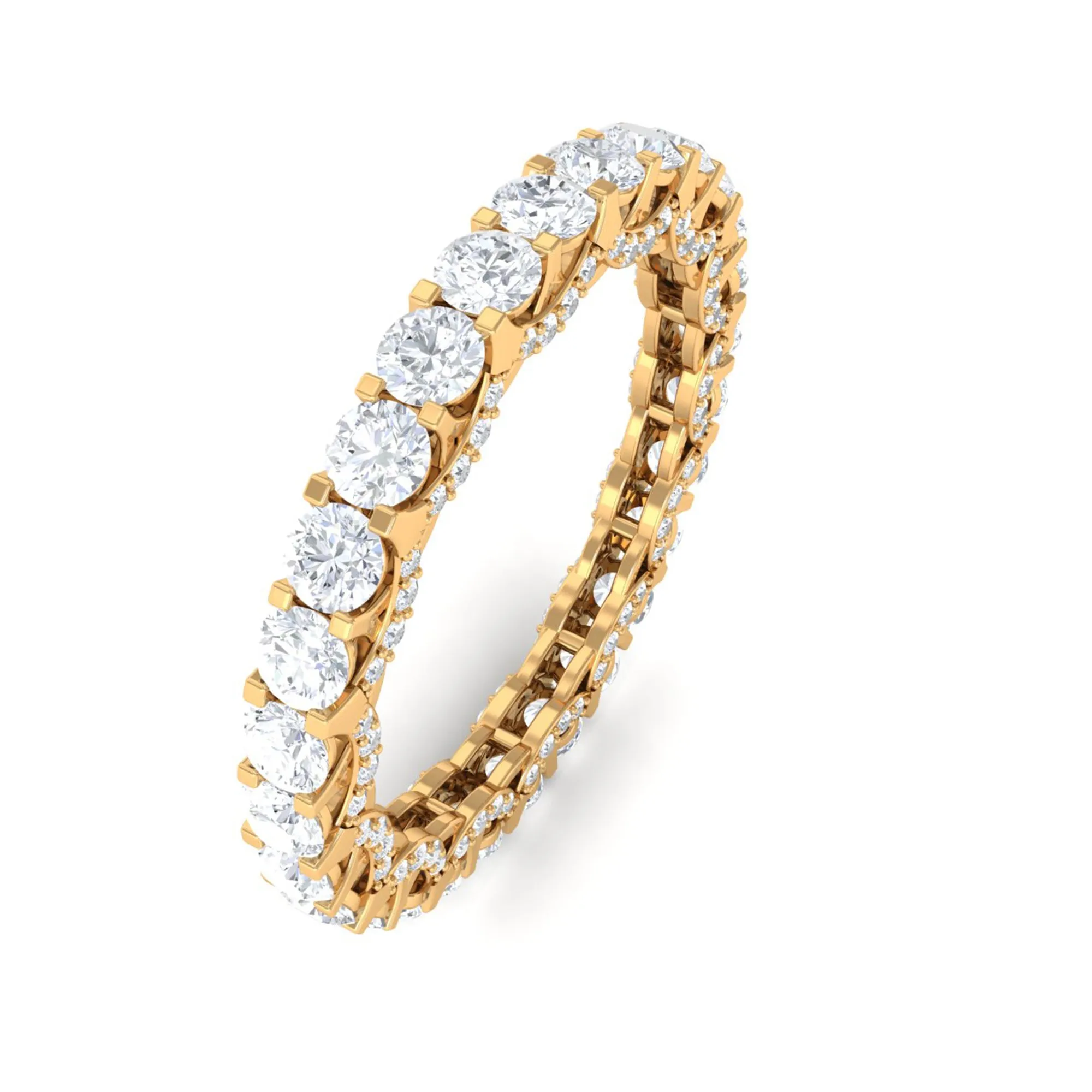 Minimal Round Diamond Eternity Ring