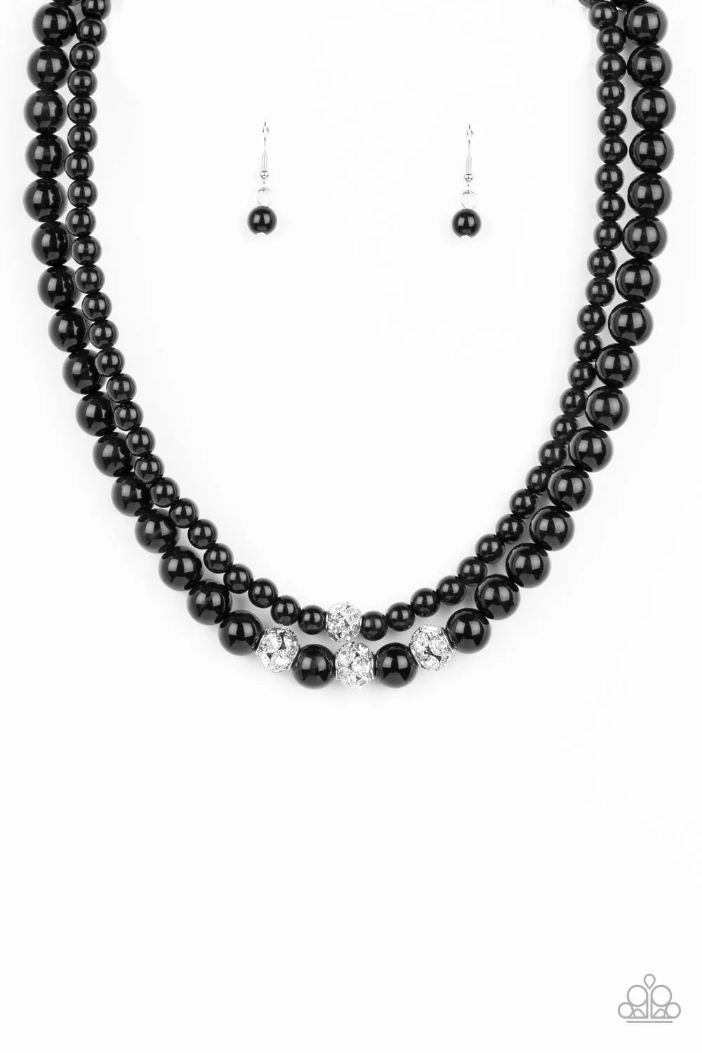 Necklaces Brilliant Ballerina - Black N2323