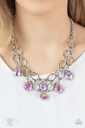 Necklaces Show-Stopping Shimmer - Multi Iridescent N2204