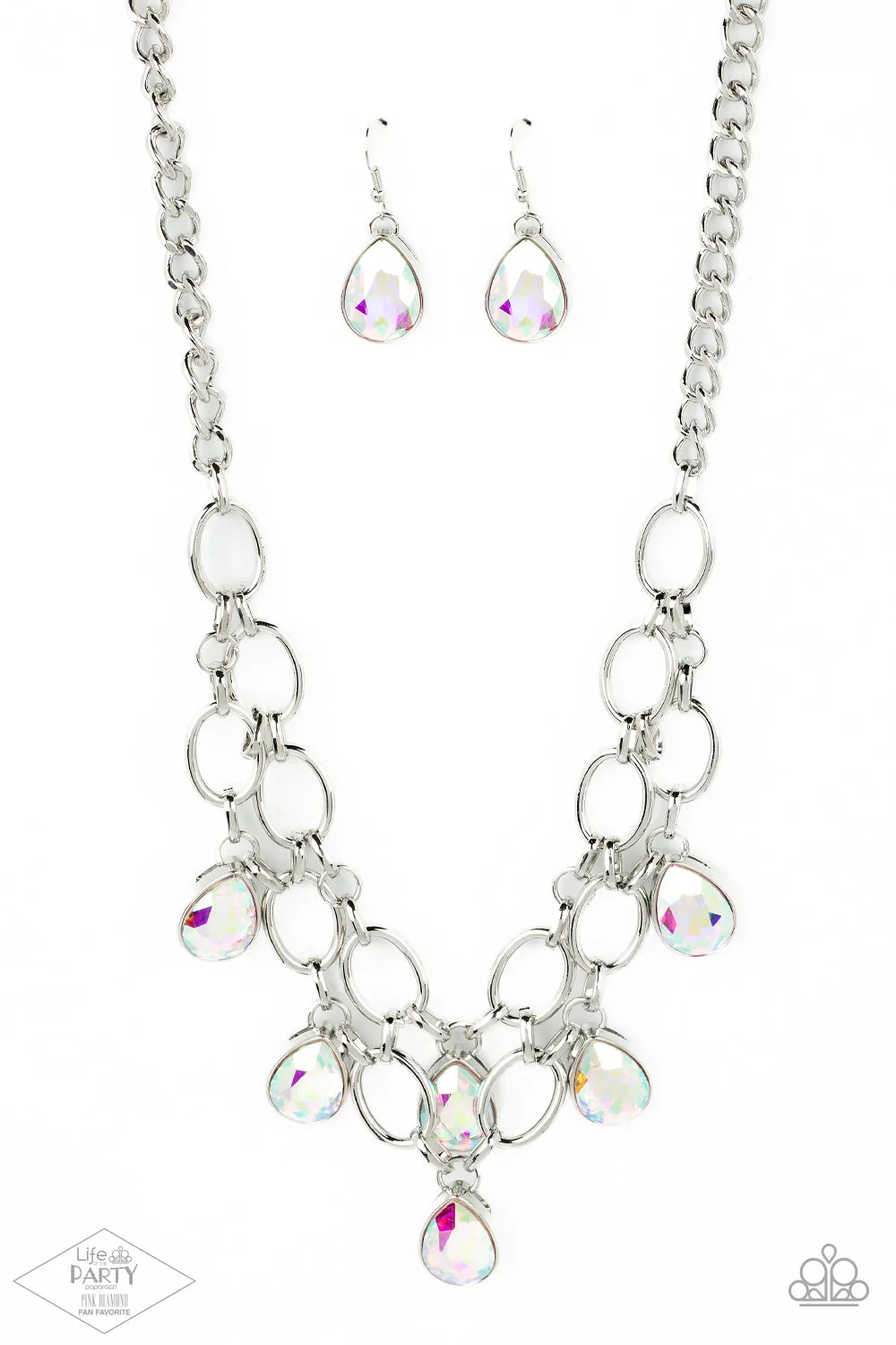 Necklaces Show-Stopping Shimmer - Multi Iridescent N2204