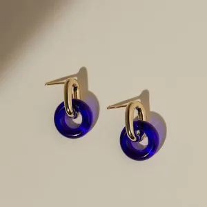 NEW! Anna Earrings in Cobalt by Lindsay Lewis