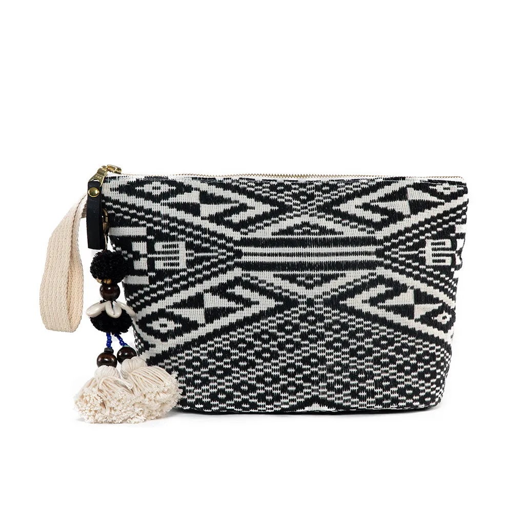 Nicole Pouch Tassel Black