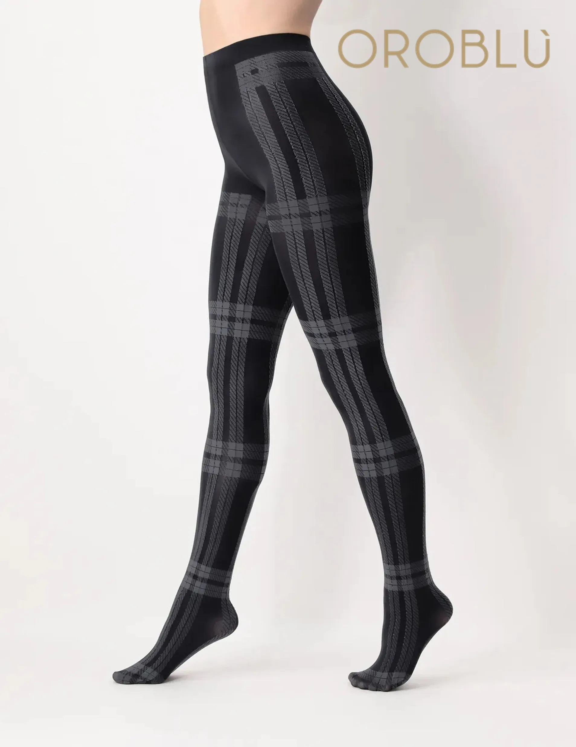 Oroblu All Colours Scottish Tight Black/Grey VOBC67908