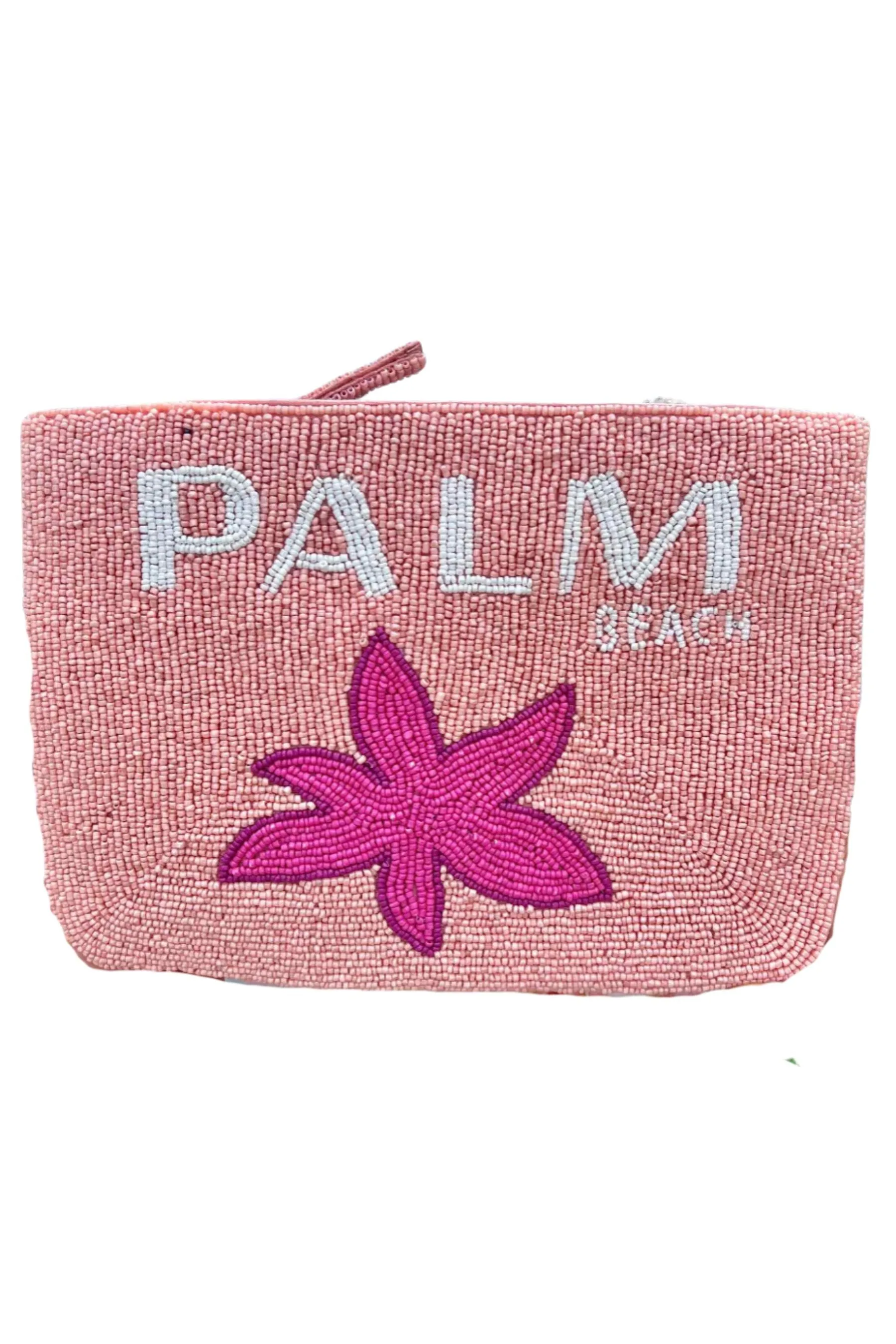 Palm Beach Beaded Clutch