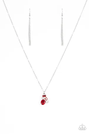 Paparazzi Necklace ~ Time To Be Timeless - Red