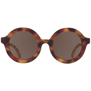 Round "Totally Tortoise" Sunglasses with Amber lens