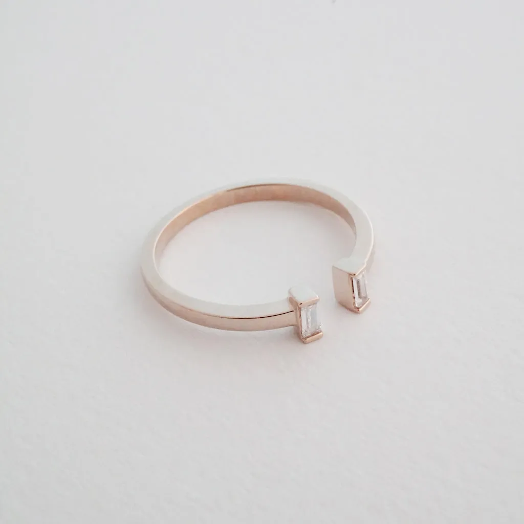 Stevie Baguette Ring