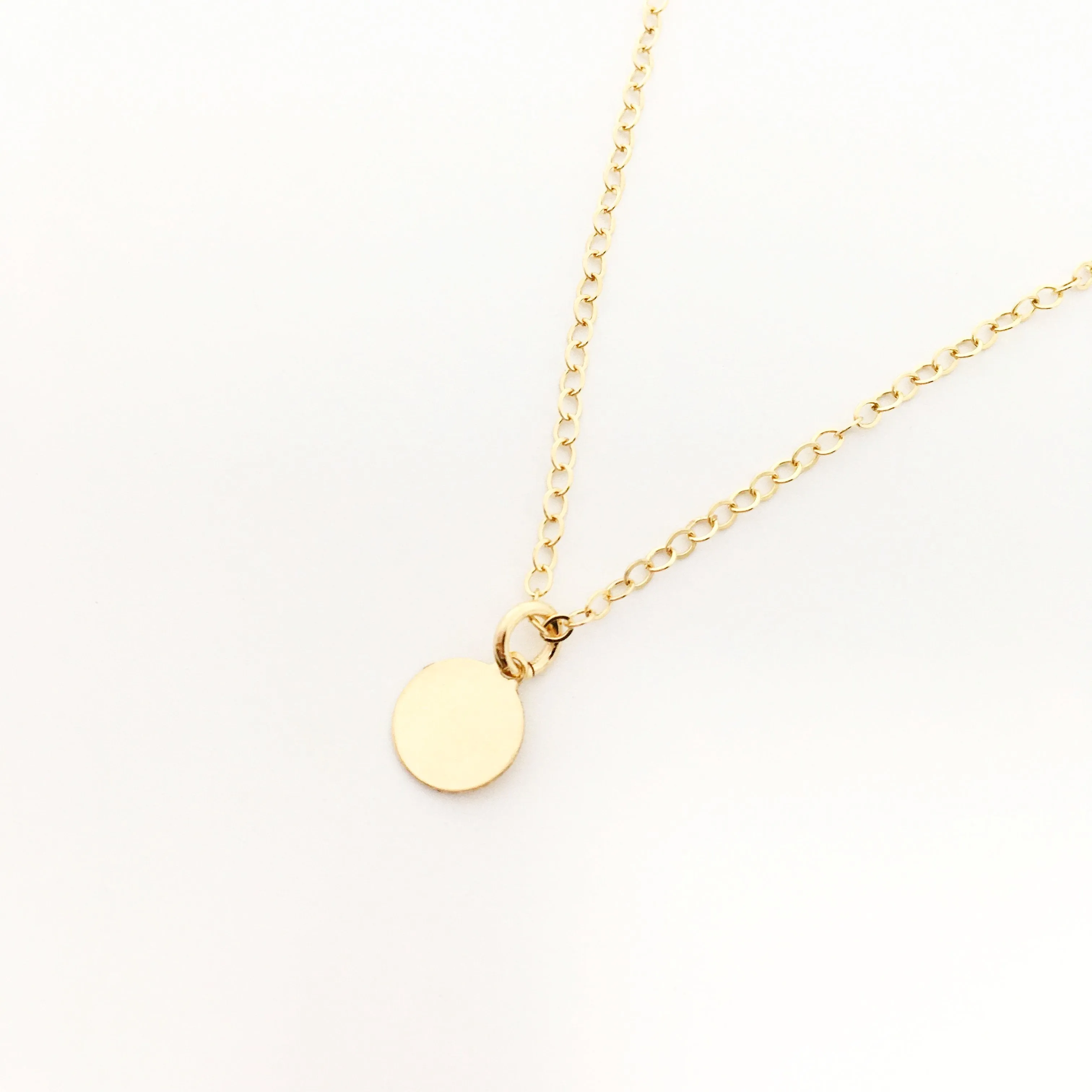 Teri Disc Charm Necklaces