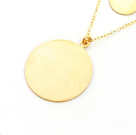 Teri Disc Charm Necklaces