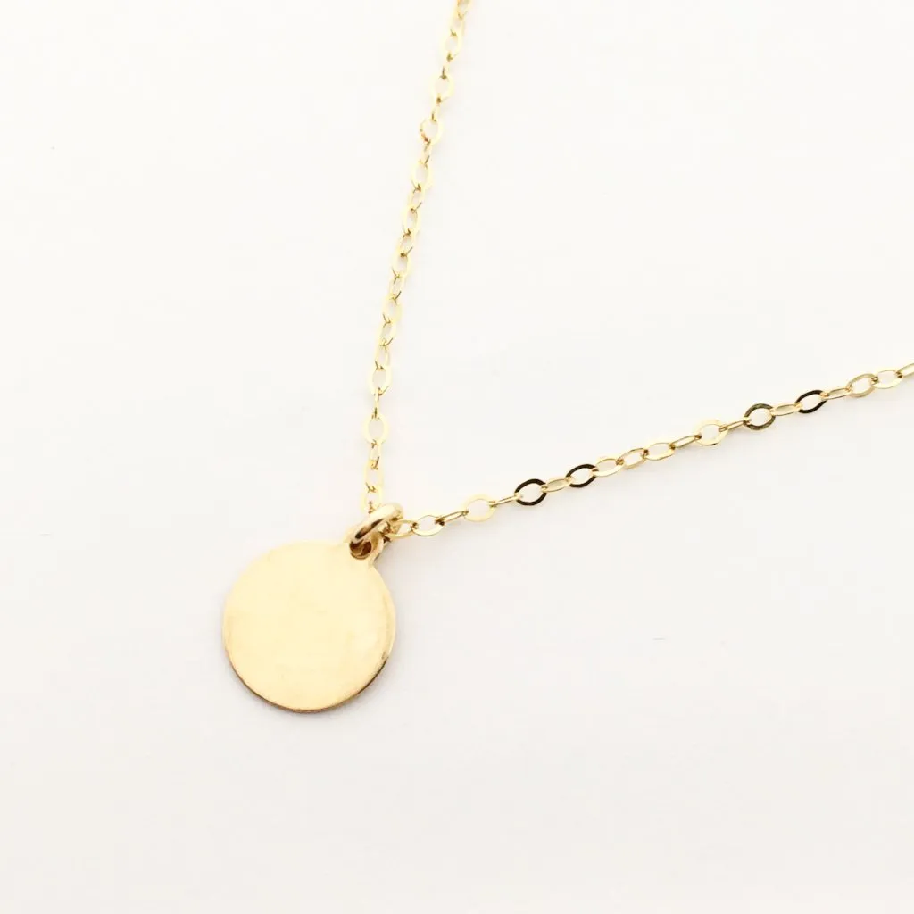 Teri Disc Charm Necklaces