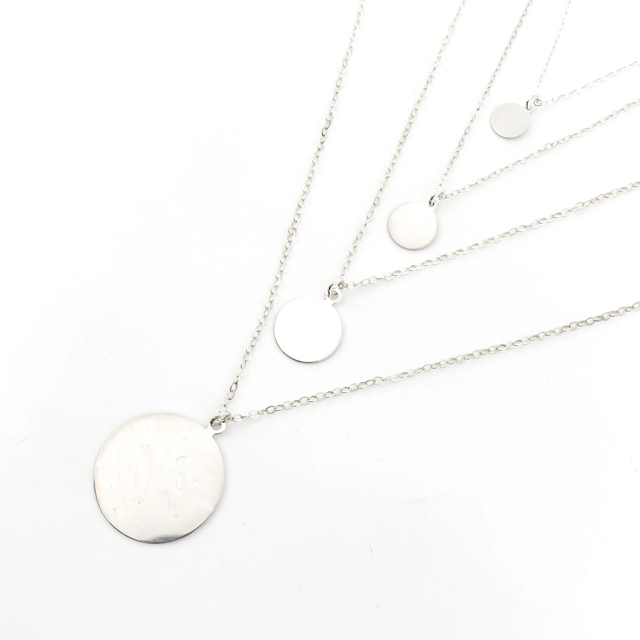 Teri Disc Charm Necklaces