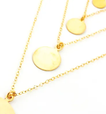 Teri Disc Charm Necklaces