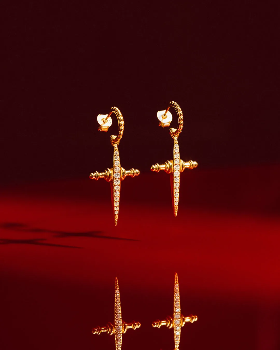 The Beverly earrings - gold plated