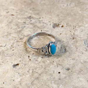 Turquoise Ring - Mini Boho