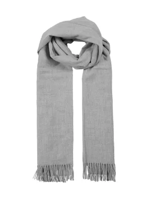 Women’s Plain Marl Scarf with Tassels